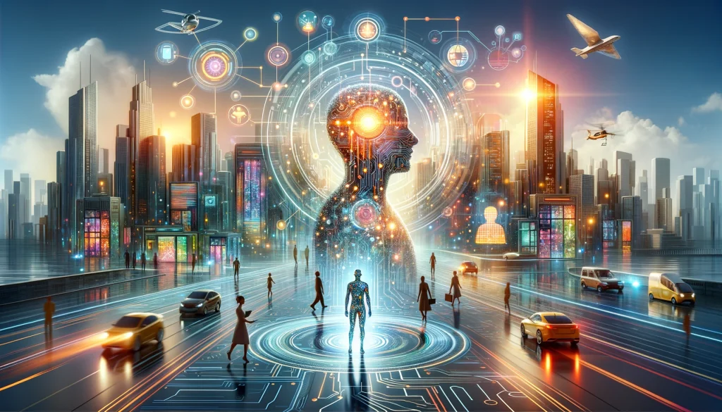 an abstract image representing a world of people learning how to be a 10X developers